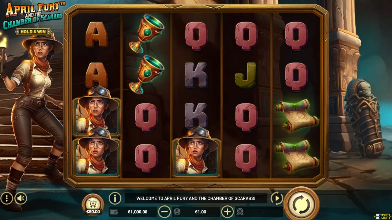 April Fury And The Chamber Of Scarabs