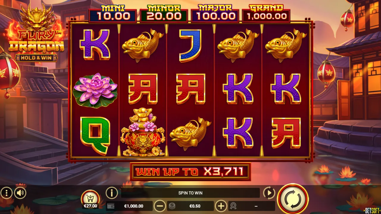 Fury Dragon – Hold & Win