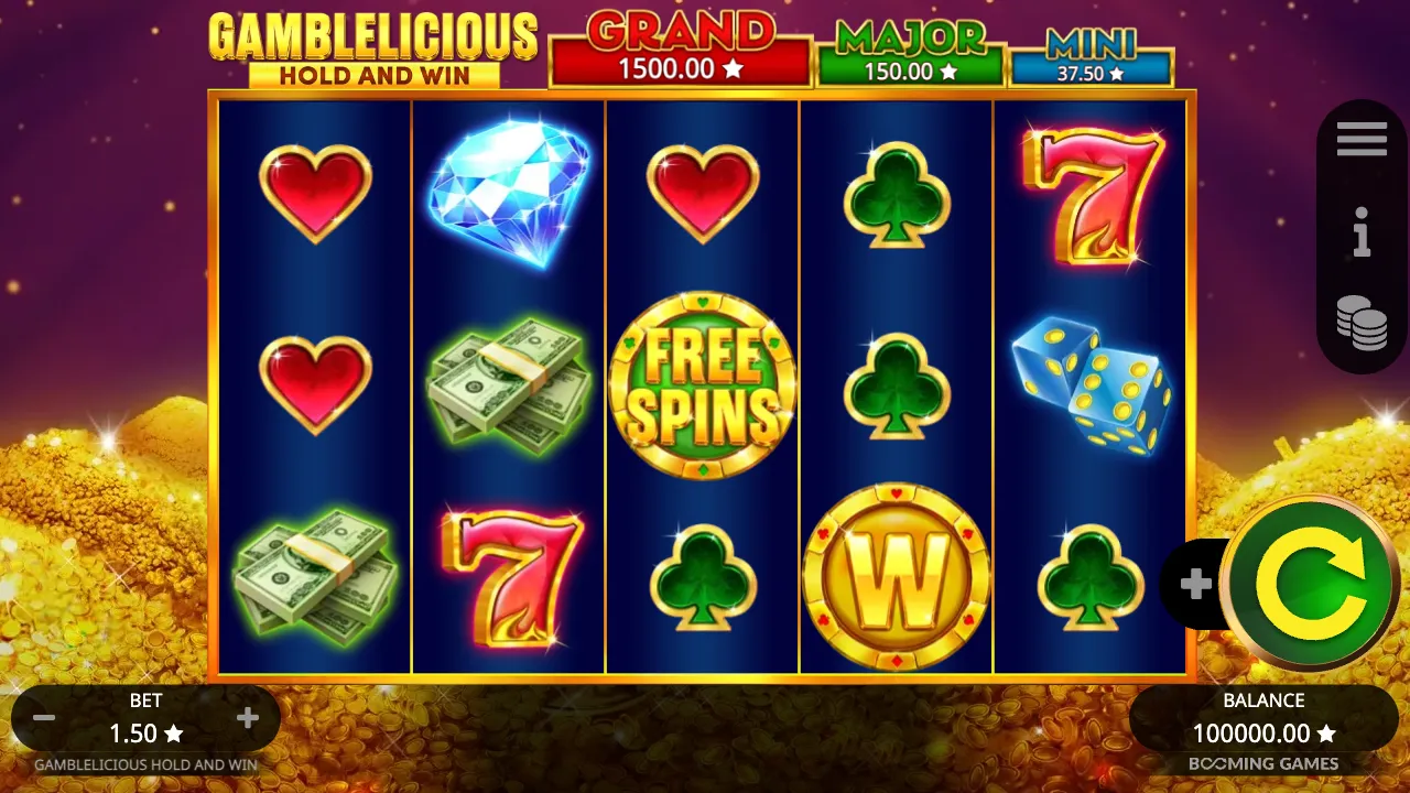 Gamblelicious Hold and Win