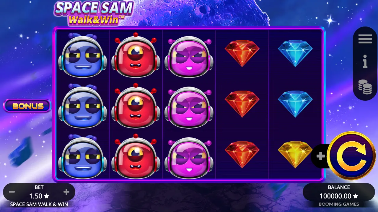 Space Sam Walk & Win