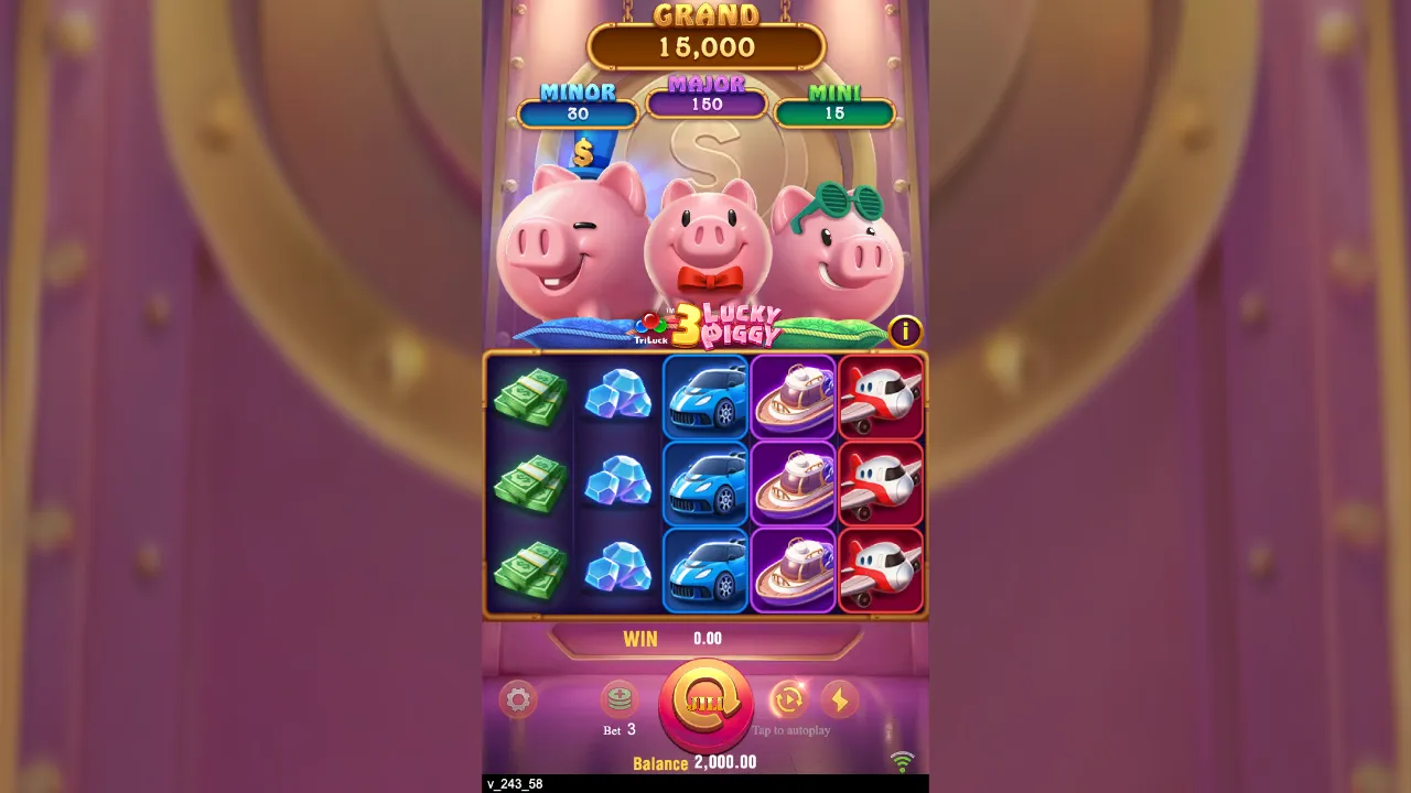 3 Lucky Piggy