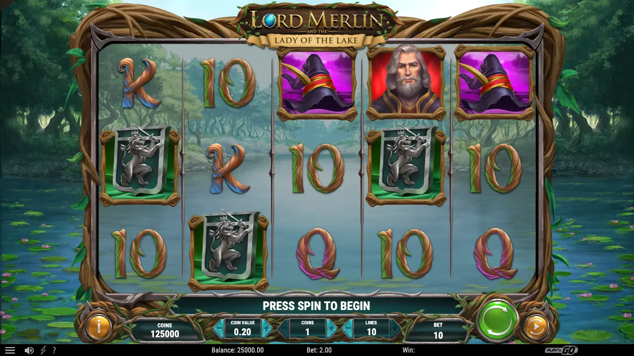 Lord Merlin and The Lady of The Lake