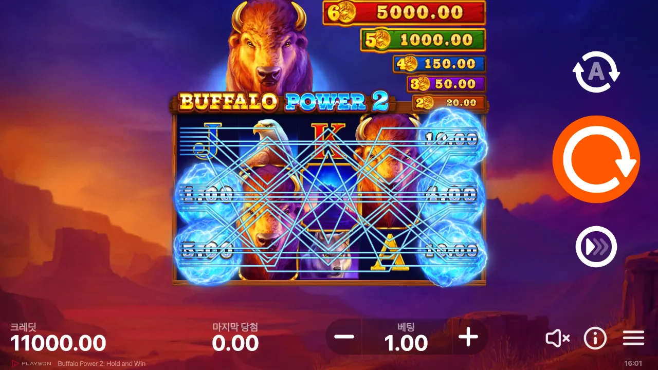 Buffalo Power 2: Hold and Win