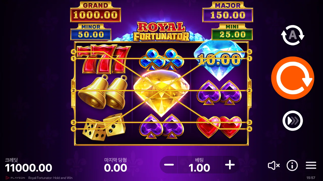 Royal Fortunator: Hold and Win