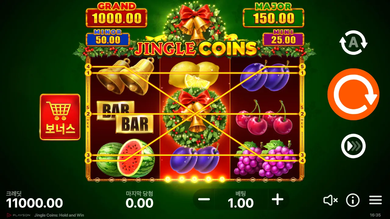 Jingle Coins: Hold and Win