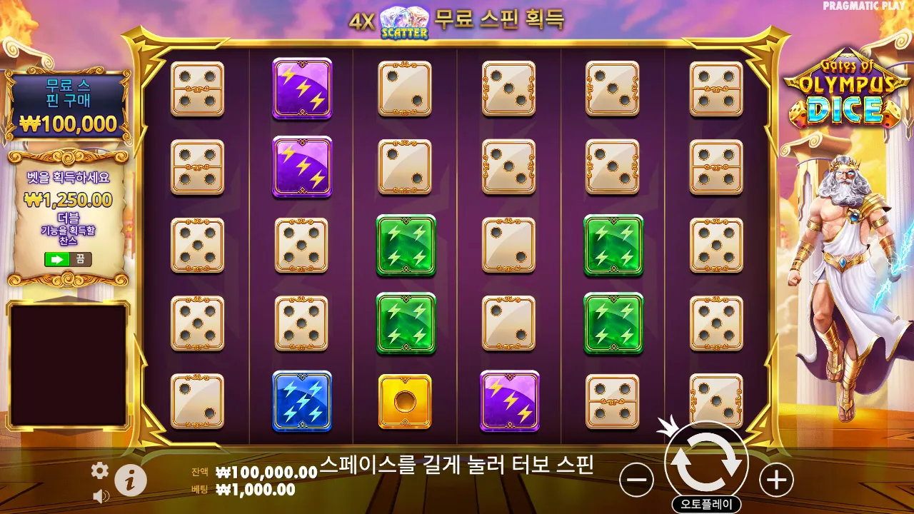 Gates of Olympus Dice