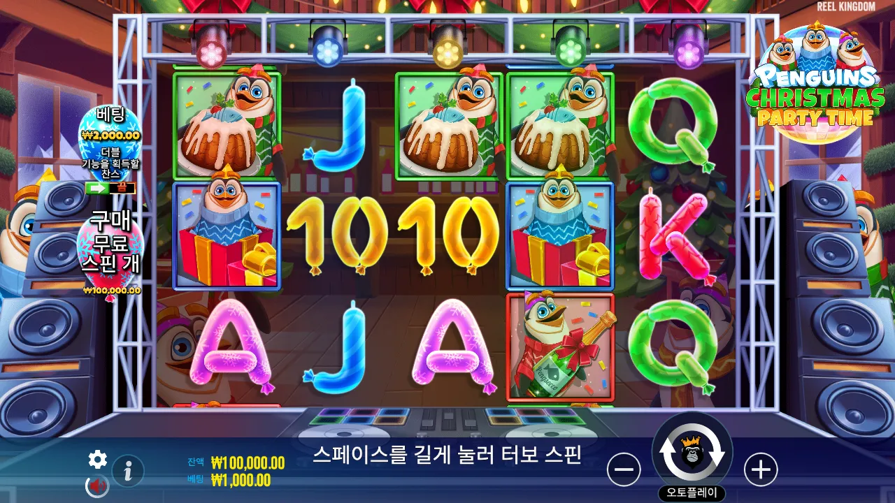 Penguins Christmas Party Time