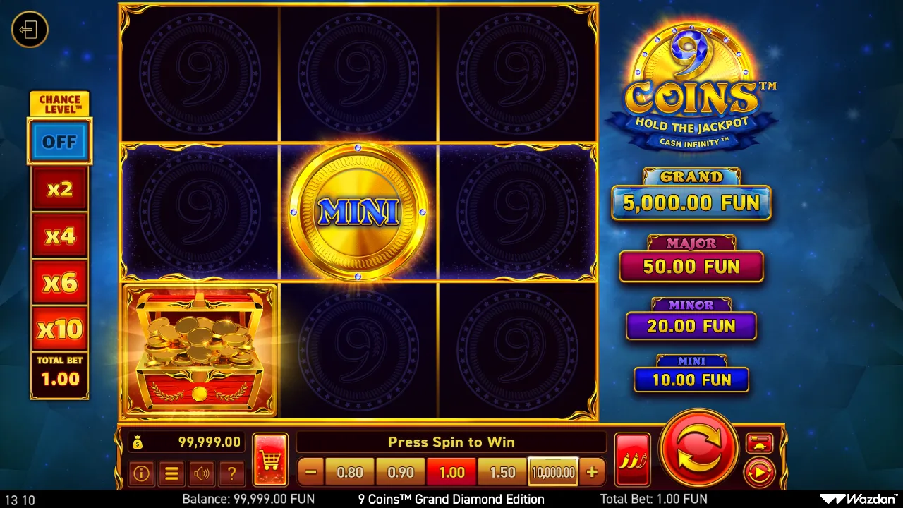 9 Coins™ Grand Diamond Edition