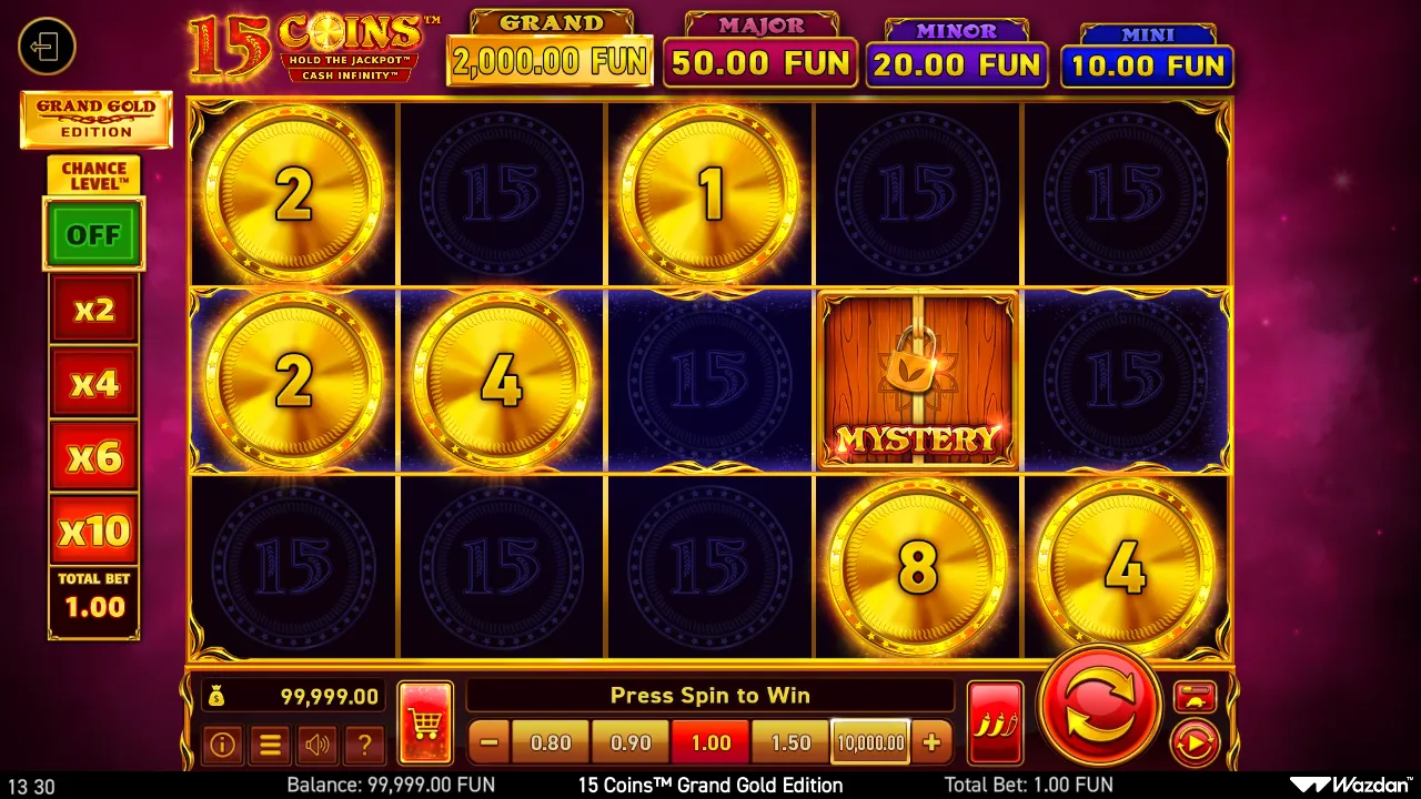 15 Coins™ Grand Gold Edition