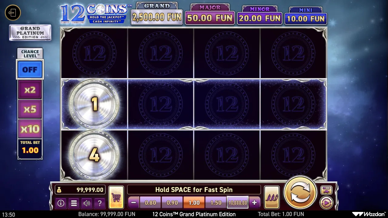 12 Coins™ Grand Platinum Edition