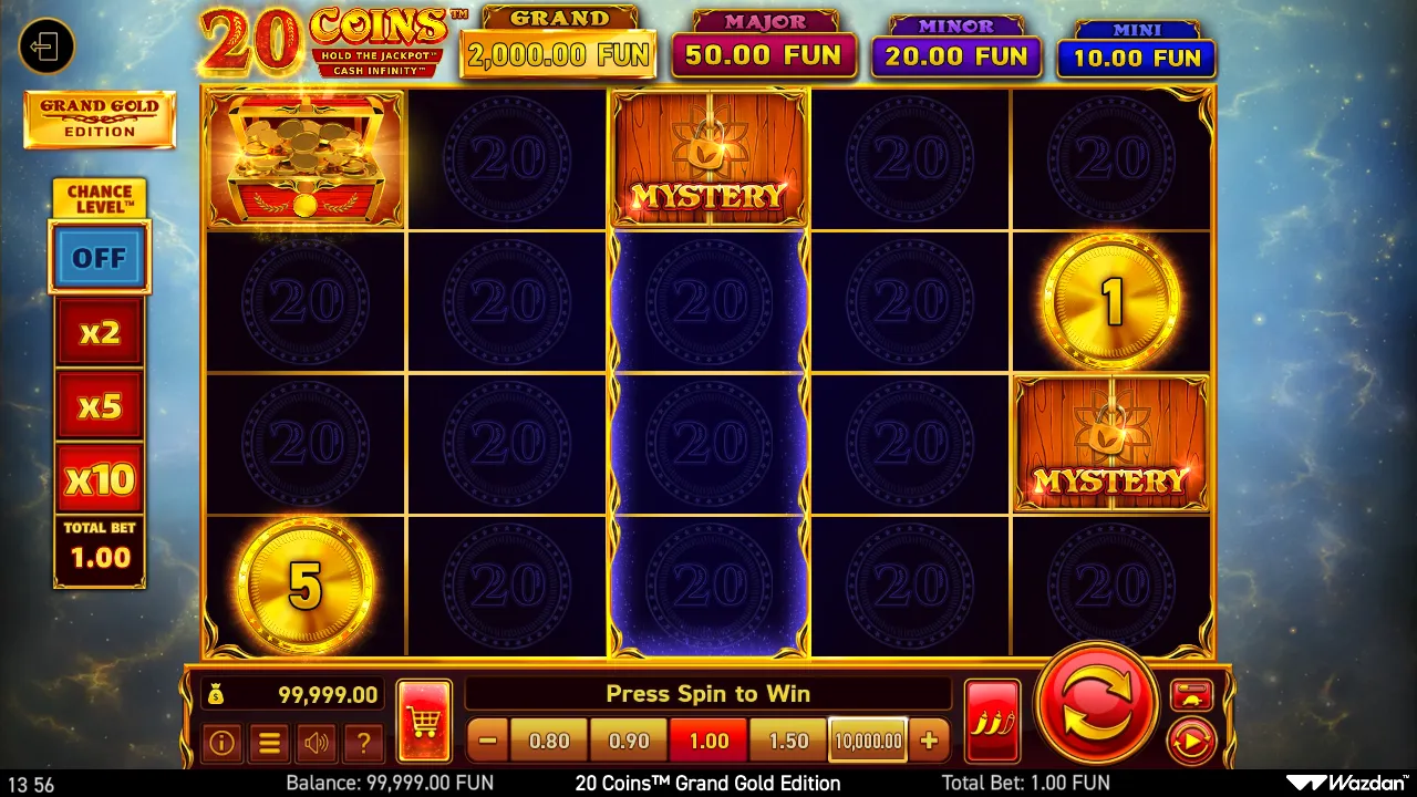 20 Coins™ Grand Gold Edition