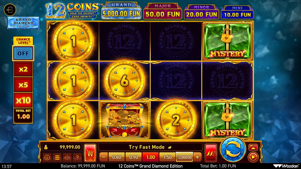 12 Coins™ Grand Diamond Edition