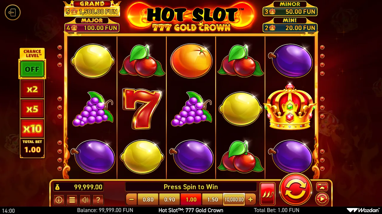 Hot Slot™: 777 Gold Crown